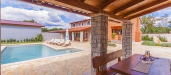 Completely private property - pool, garden, playground, meadows and woods