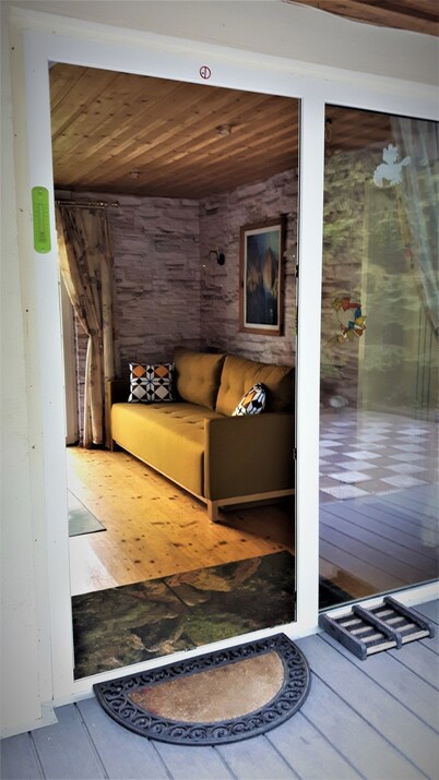 Lone-standing vacation home on forest edge w/ large property & 2 patios
