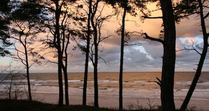 2-Zimmer-App.36 qm Schwimmbad u. Sauna ca. 8 Gehminuten z. Strand WLAN