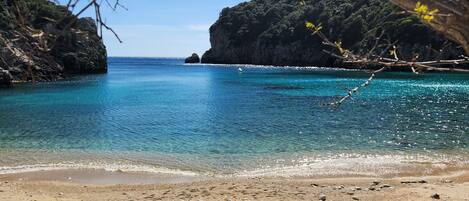 Liegestühle, Strandtücher