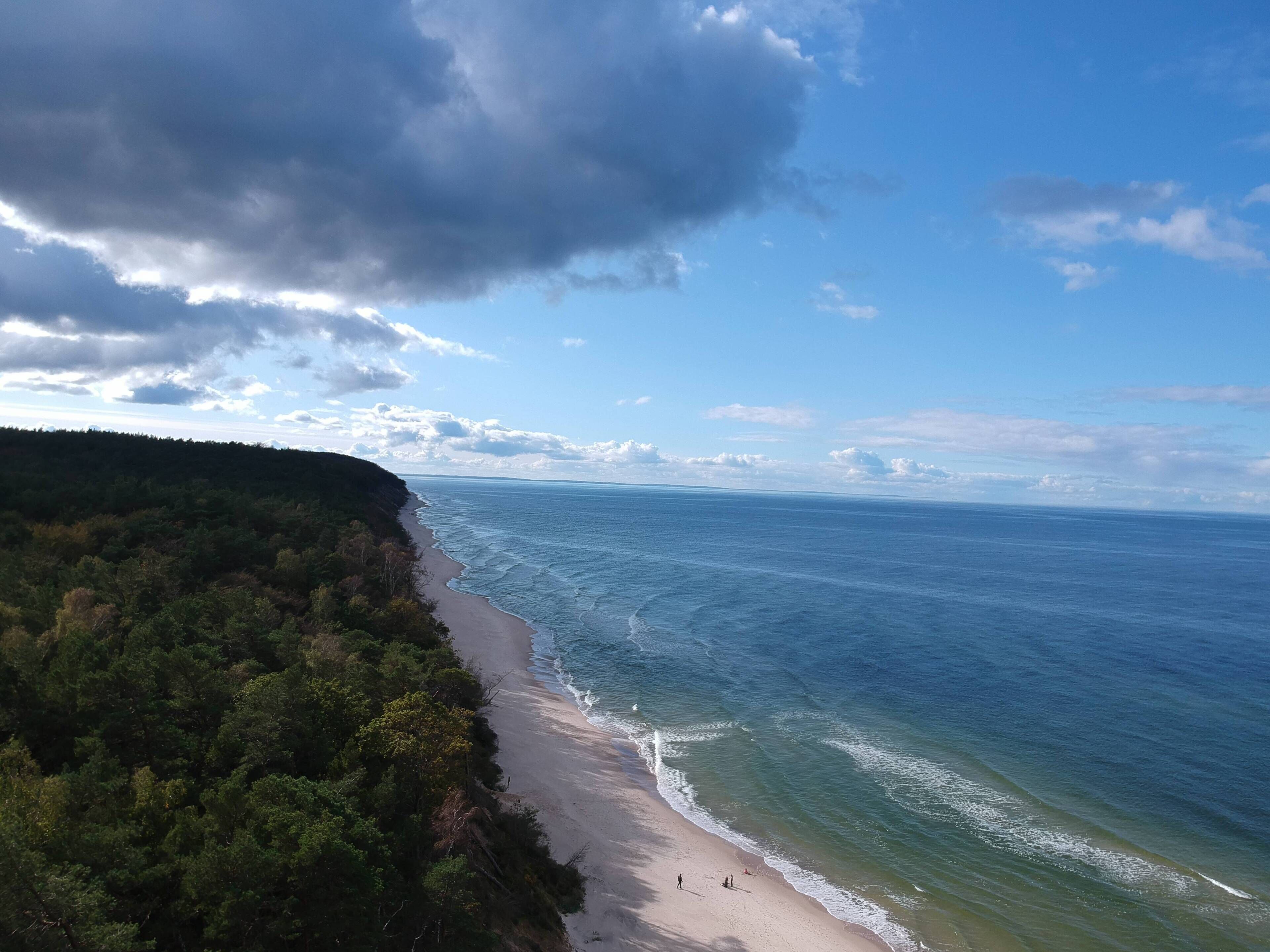 Playa en los alrededores y camastros 