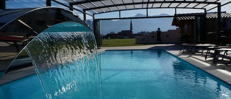 Indoor pool, a heated pool