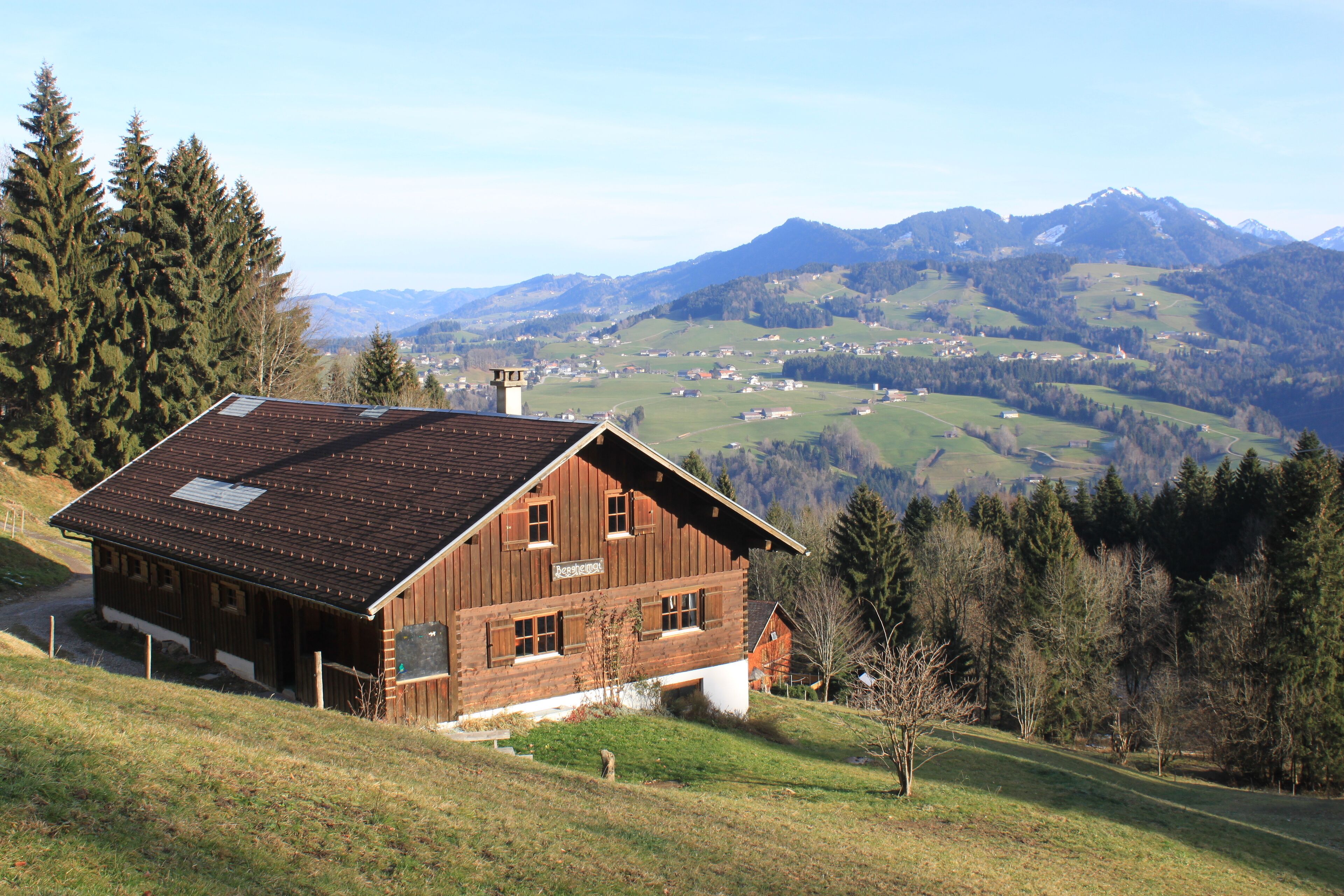 Wunderschöner Ausblick auf den vorderen Bregenzerwald