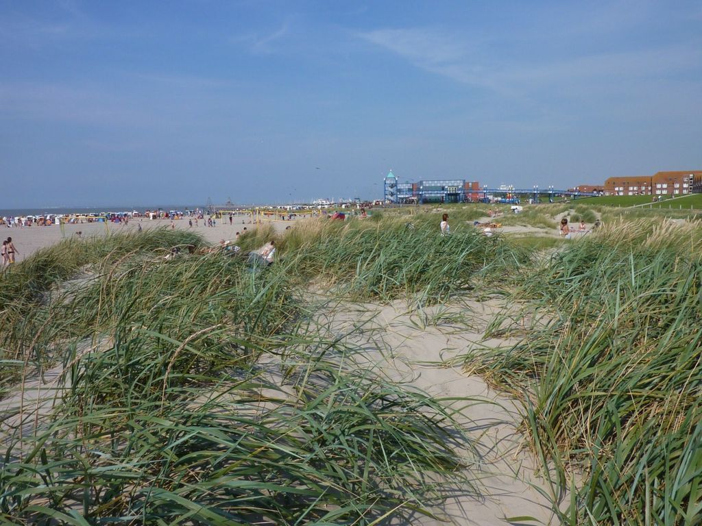 På stranden