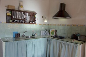 Fridge, microwave, coffee/tea maker, toaster