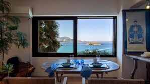 Dining - Crete Thea Beachfront Escape With Pool & SeaViews (Chania)