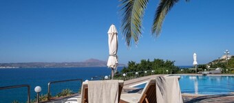 Crete Thea Beachfront Escape With Pool & SeaViews