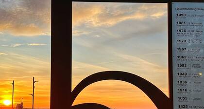 Gemütliche, zentral und ruhig gelegene Maisonette-Ferienwohnung am Meer in Büsum