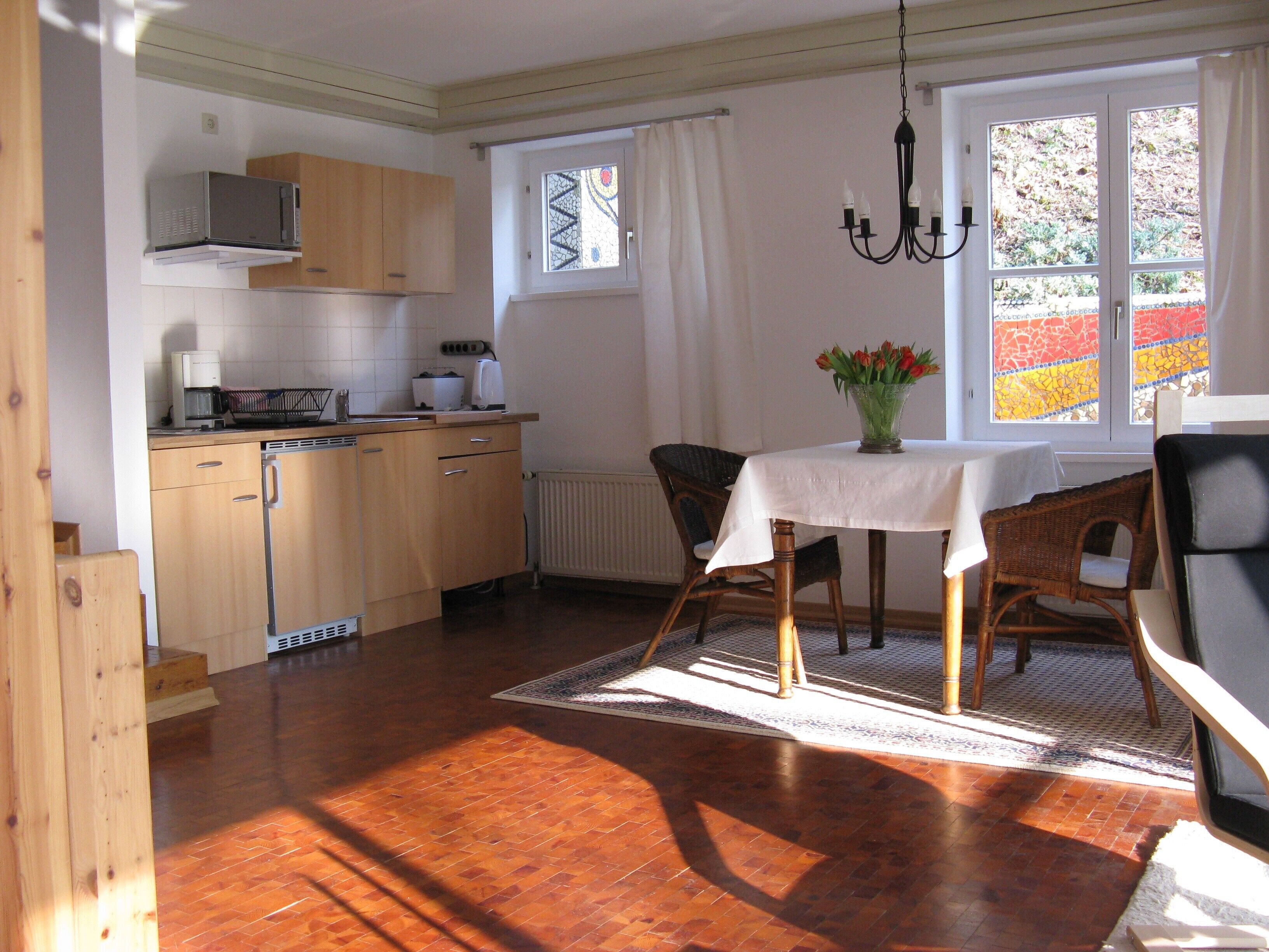 1-Zi. Apartment for 2 pers. Top location in a villa area near the castle / old town