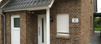 modern, central, quiet area New semi-detached house with a view of the countryside