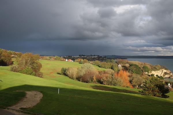 The view from the lounge, master bedroom and outside patio area.