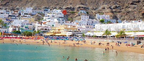 En la playa
