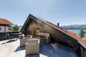Terrace/patio - Unique and fantastic panoramic view, app. 5 (Füssen)