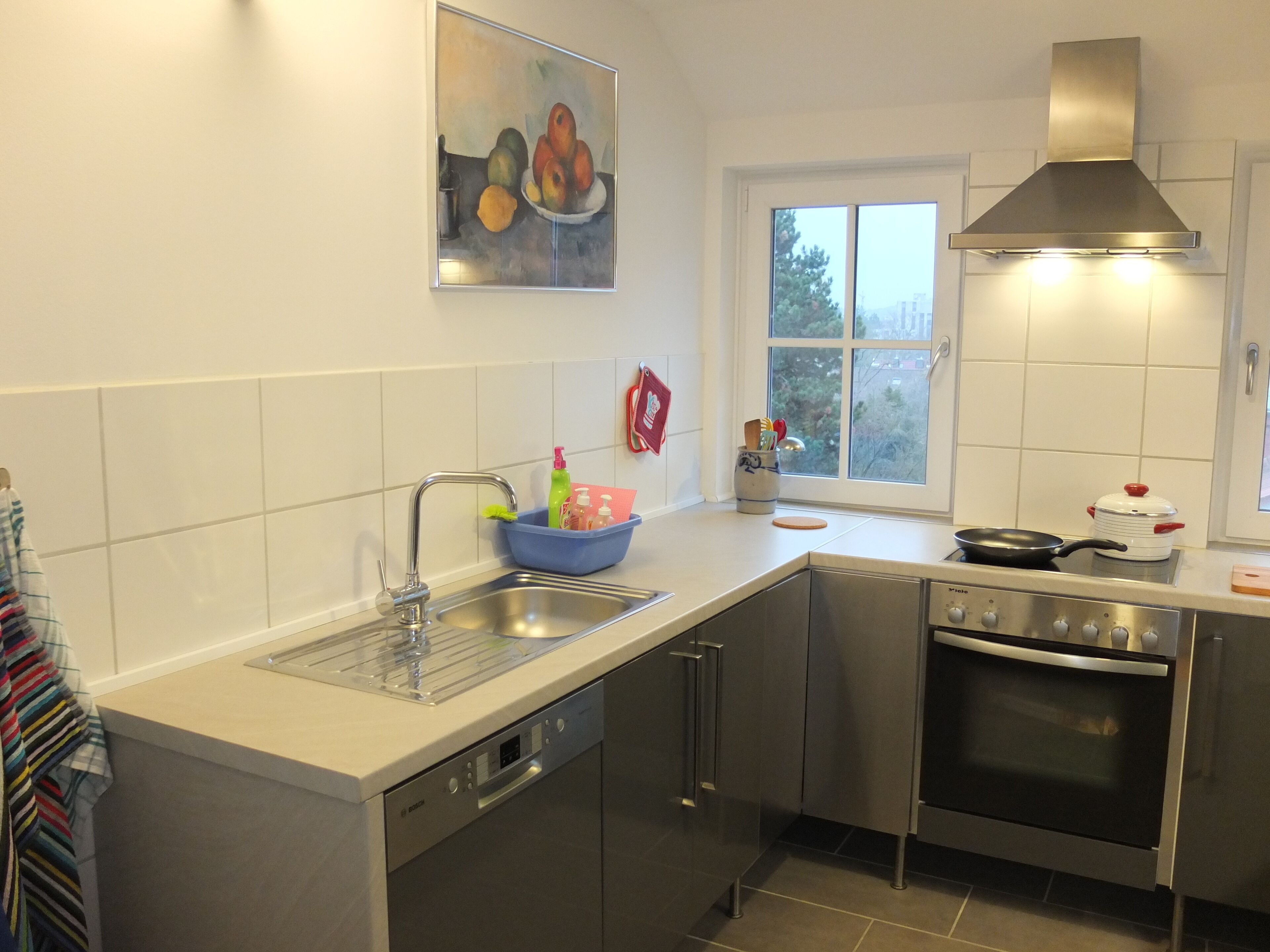 Modern, cozy apartment with a great view, also for business travelers