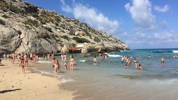 Beach nearby, sun-loungers