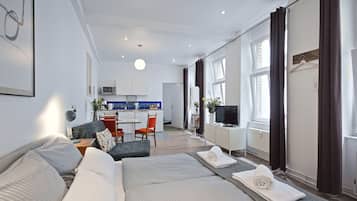 1 多间卧室、熨斗/熨衣板、免费 WiFi、床单