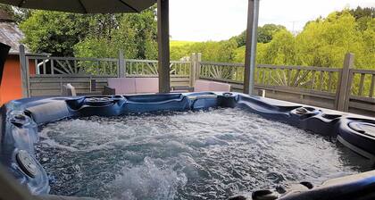 Holiday home for sole use, garden sauna, outdoor whirlpool, WLAN, play barn