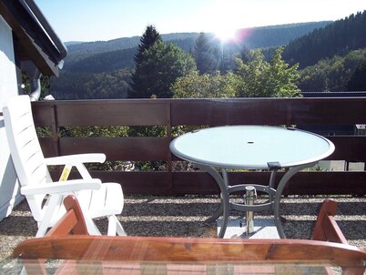 Central apartment at the bike arena, ski carousel and bobsleigh run