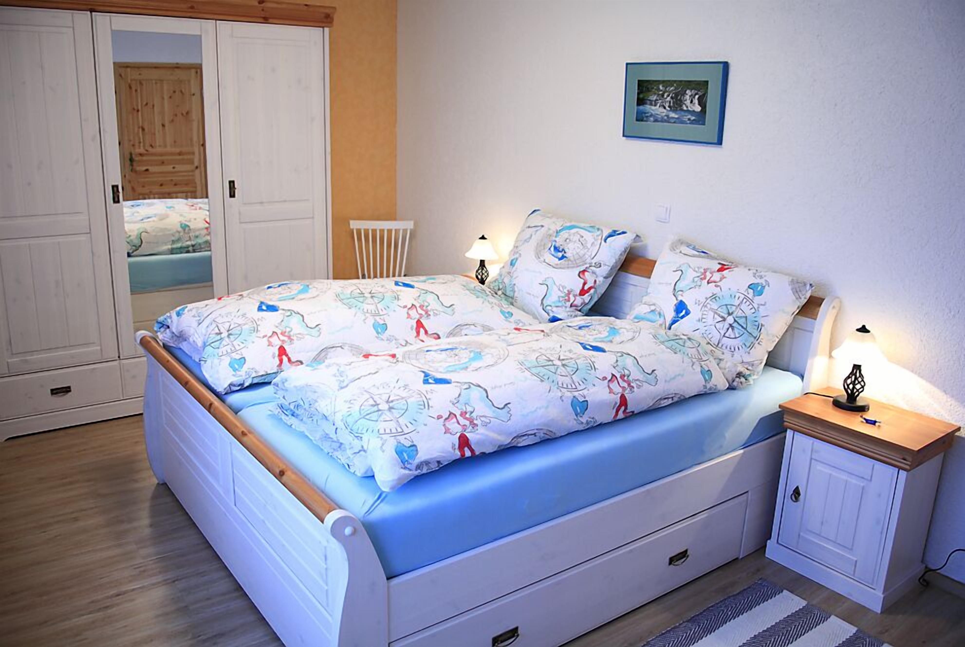 Apartment in an idyllic forest location with private balcony and terrace