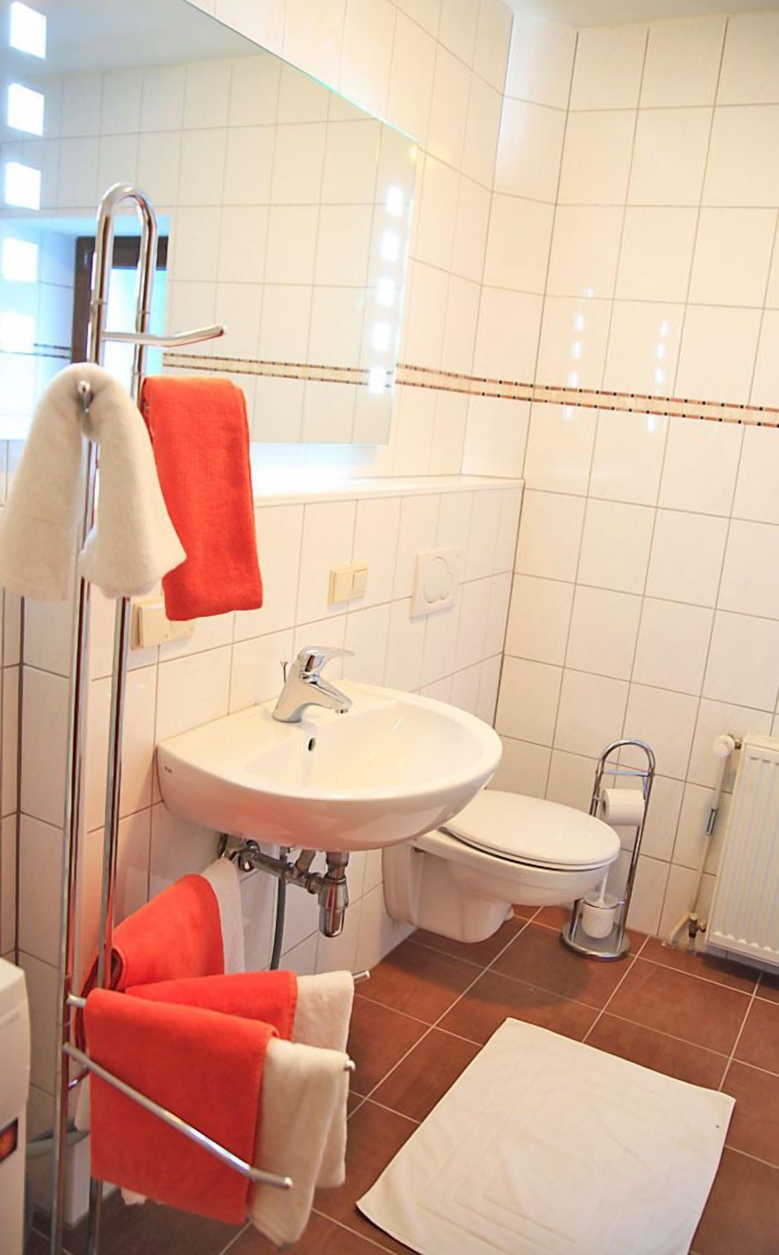 Apartment in an idyllic forest location with private balcony and terrace