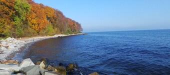 Ferienwohnung mit traumhaften Meeresblick direkt oberhalb der Strandpromenade 