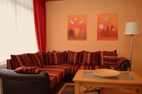 Urlaub in unserer schönen, geschmackvoll eingerichteten Ferienwohnung.
