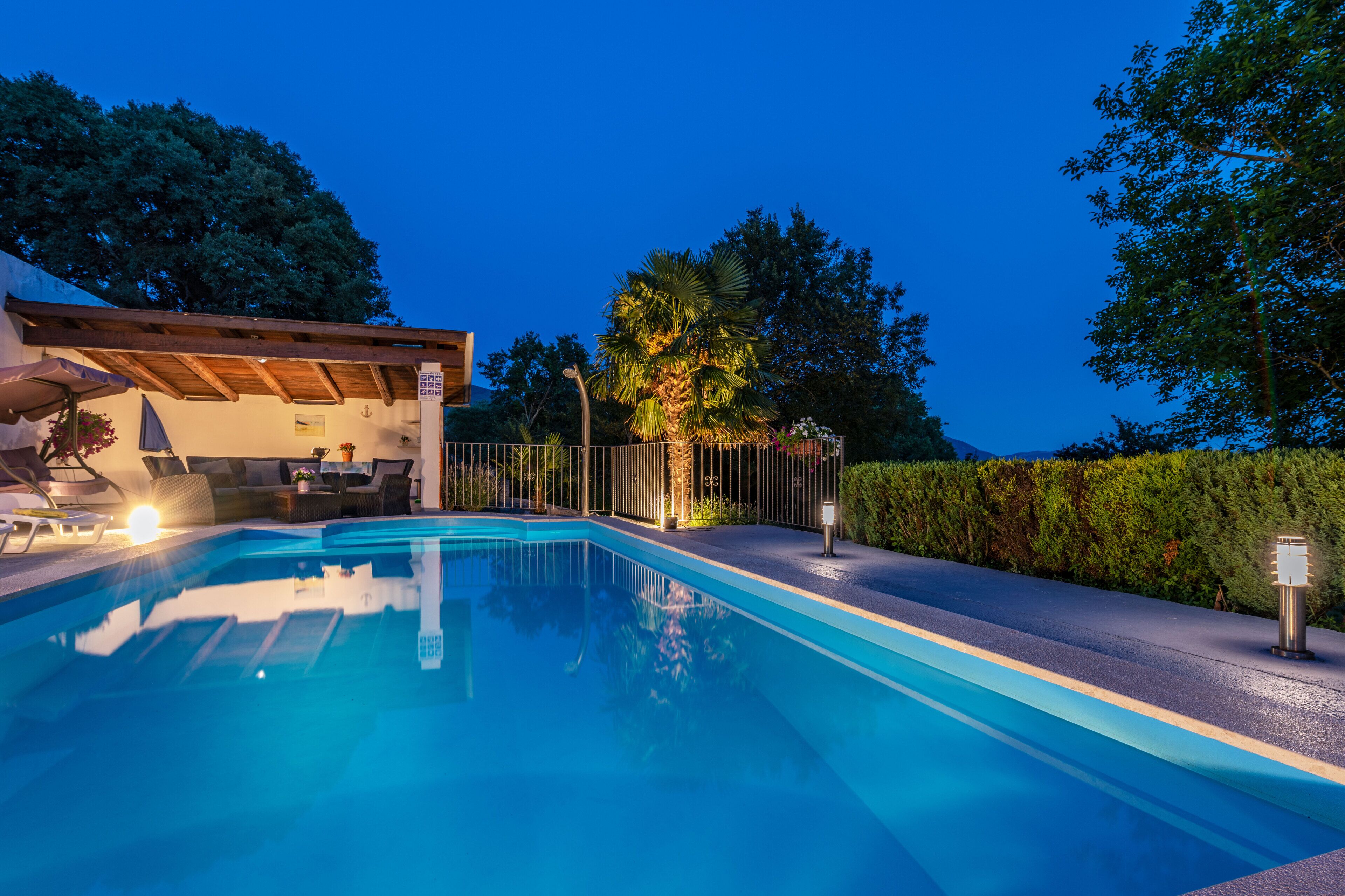 Alberca al aire libre 