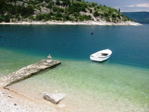 Sommer Angebot/Ferienhaus Mara in Stein/nahe vom Meer/ruhigen Ort/Außenwhirlpool