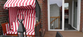 Dünenperle-Borkum, 5 étoiles, 3 chambres, 2 salles de bains, terrasse sur le toit