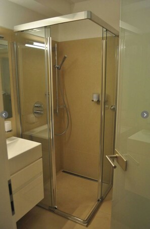 Shower, hair dryer