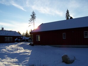 Exterior - Wooden holiday home with sauna near ski center, swimming lake and golf course (WLAN) (Vrådal)