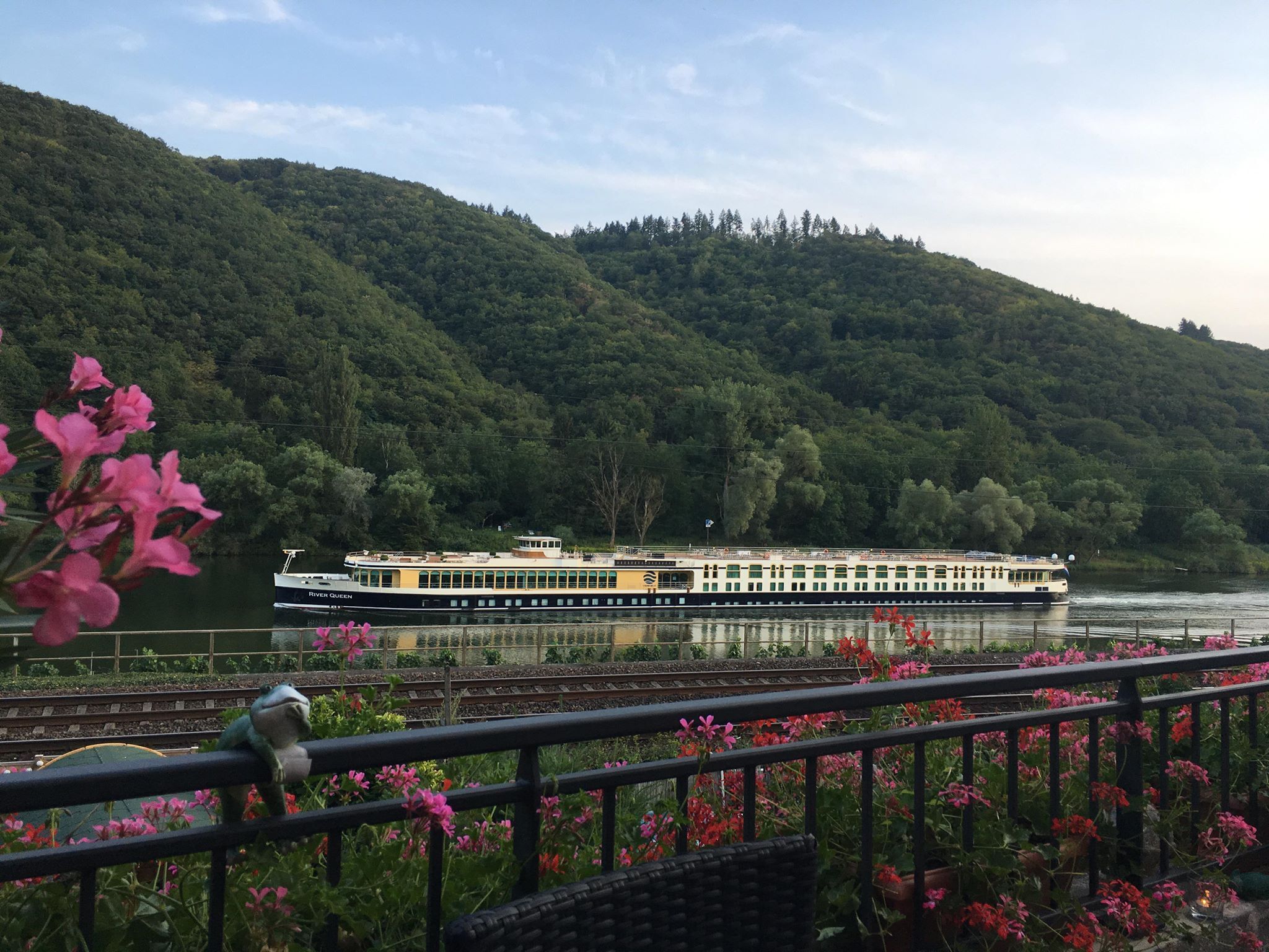 House with Moselblick and beauty salon