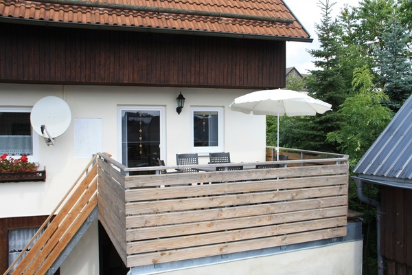 Unsere Sonnenterrasse.