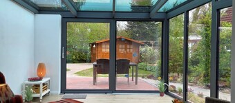 4-star vacation home/winter garden/best location Carolinensiel/beach chair on the beach