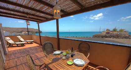 Apartment on the seafront in a small fishing village