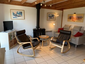 Smart TV, fireplace, books, stereo - Directly behind the dunes in the Fabiola Beach Park (Wenduine)