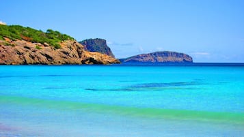 Ubicación a pie de playa y tumbonas