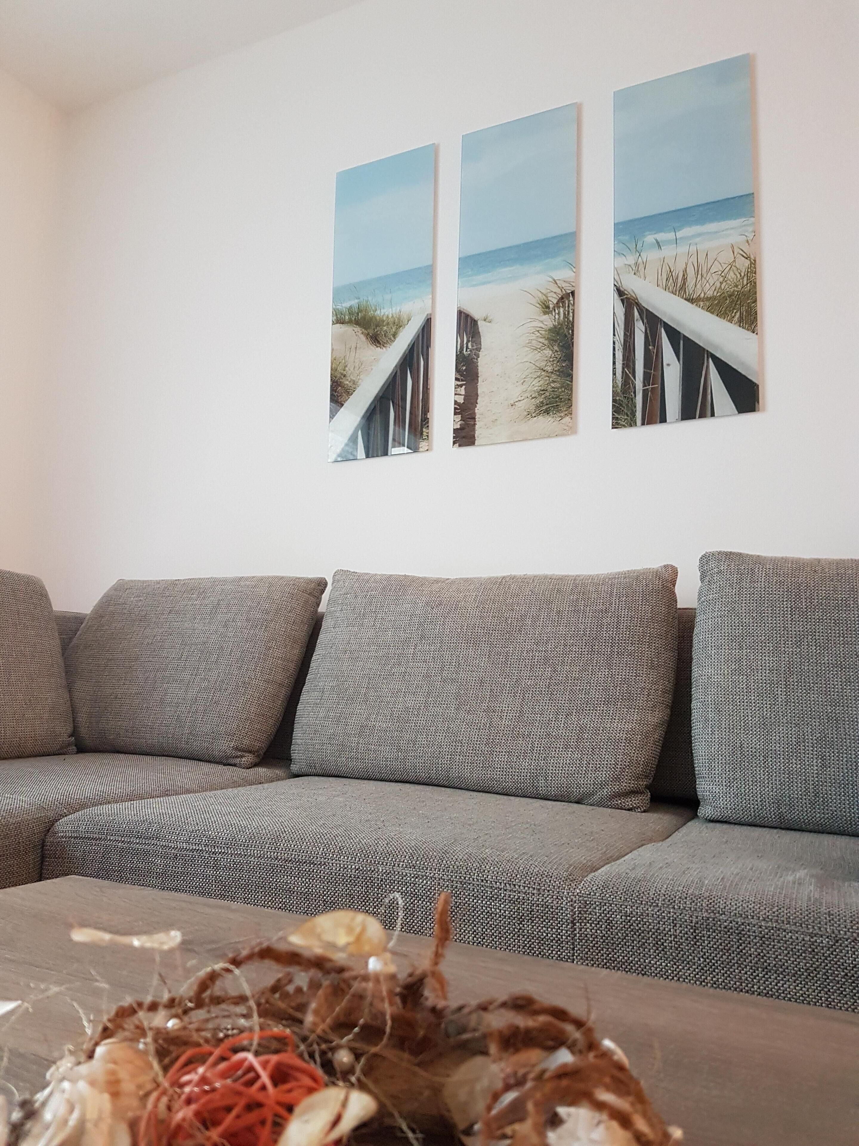 Sunny 2-room apartment with private sauna and wifi, right on the beach