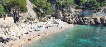 Waterfront property, 43 steps from the beach, 2 miles from Monaco, air-condition