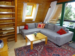 Fernseher, DVD-Player, Bücher