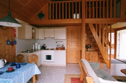 Distrito de los lagos de Mecklemburgo Casa de vacaciones acogedora y familiar con WL