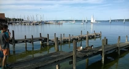 Renovierte, charmante, große, sehr ruhige Wohnung mit Südbalkon in Landhausvilla