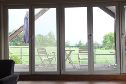 Wide view from the terrace. Quiet. Switch off and relax!