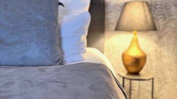 1 chambre, lit parapluie, Wi-Fi, draps fournis