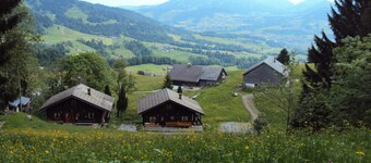 In the middle of the skiing and hiking area Bödele