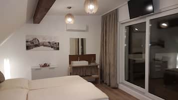 2 chambres, coffres-forts dans les chambres, Wi-Fi, draps fournis
