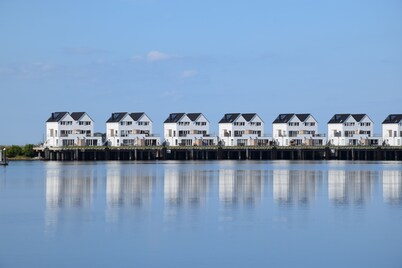 1a location right on the water on the quay at Olpenitz! Schleiblick AND sea view!