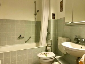 Towels, soap, toilet paper