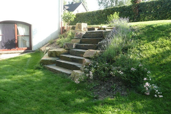 Garden staircase