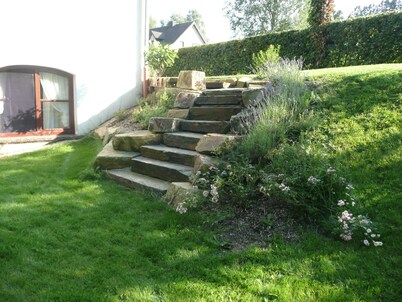 In a country house,  park, rural, in the mountains, idyllic loc., pets consid.